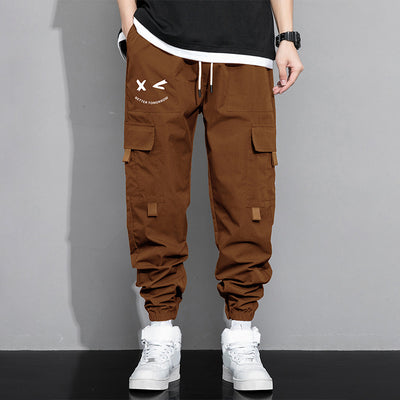 Pantalones Cargo Sueltos para Hombre - Estilo Trendy Otoño Primavera con Múltiples Bolsillos - Image 6