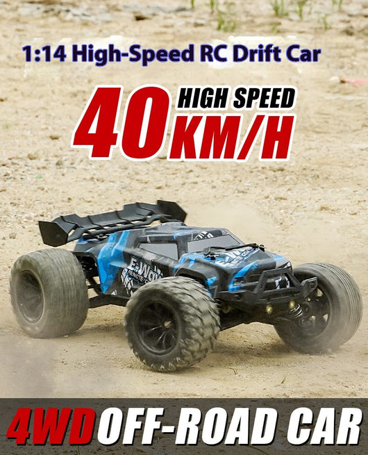 Auto Control Remoto 4x4 Todoterreno de Alta Velocidad con Ruedas Grandes - Image 25