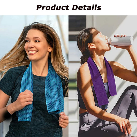 Toalla Deportiva de Enfriamiento Instantáneo - Microfibra Ice Cool para Gym, Yoga y Running - Image 14