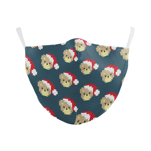 Black dust mask with a whimsical print featuring white unicorns, colorful donuts, yellow stars, and rainbows. - Image 10