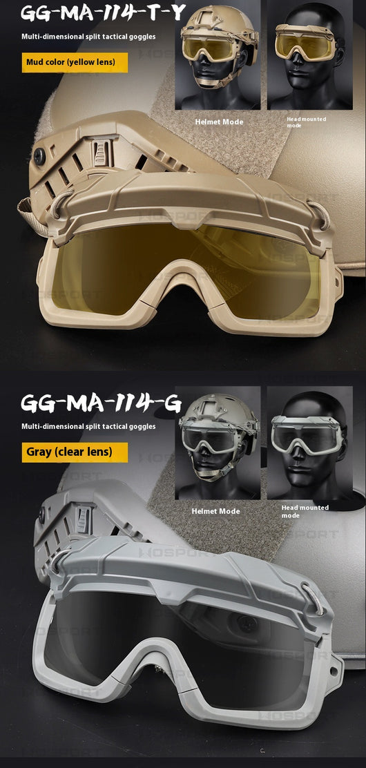 Gafas Tácticas Multifuncionales para Exterior - Dos Modos de Uso - Image 32