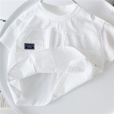 Playera Blanca de Manga Corta para Niño - Comodidad de Verano - Image 6