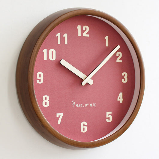 Reloj de Pared Minimalista Moderno en Madera Maciza Estilo Retro - Image 5