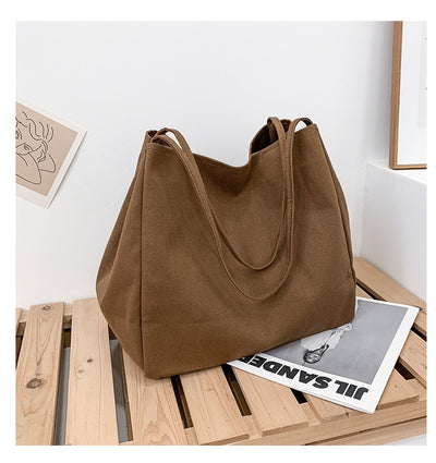 Bolsa de Compras Artística de Lona Grande con Capacidad Amplia - Image 14