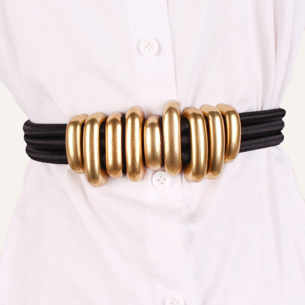 Cinturón Elástico de Moda con Hebilla Ajustable