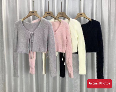 Cardigan Corto Tejido para Mujer - Image 8