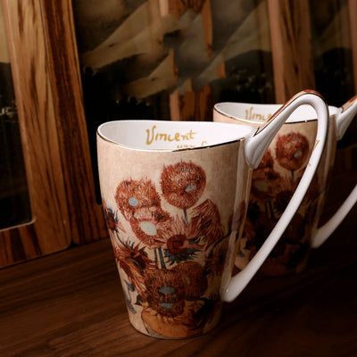 Taza Retro Europea de Gran Capacidad para Parejas - Image 3