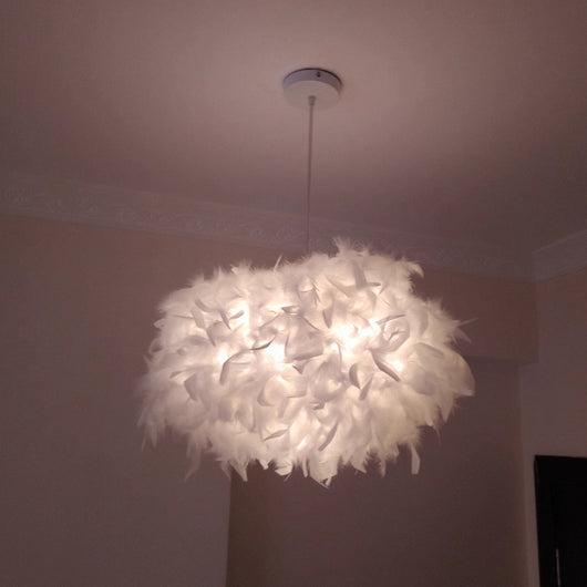 Lámpara de Techo Moderna Plumas para Sala y Dormitorio - Image 13