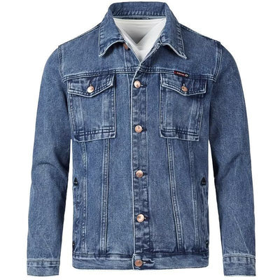 Chaqueta Denim Coreana Slim Fit para Hombre - Image 8