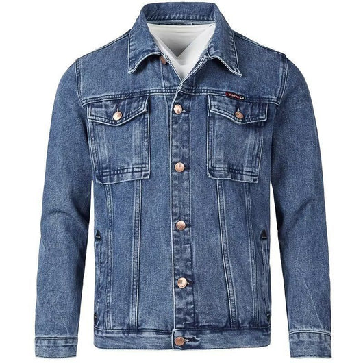 Chaqueta Denim Coreana Slim Fit para Hombre - Image 8