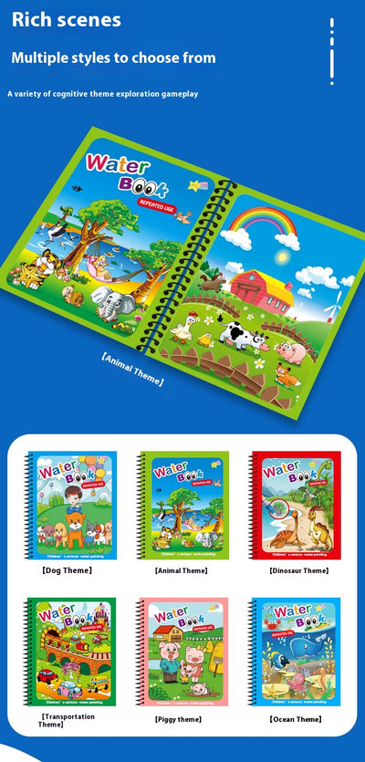Libro Mágico de Pintura con Agua para Niños - Image 13