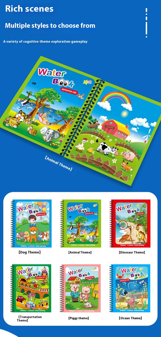 Libro Mágico de Pintura con Agua para Niños - Image 13