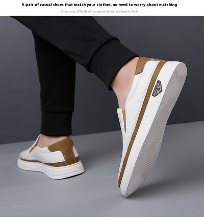 Zapatos Casuales de Cuero para Hombre sin Cordones - Image 11