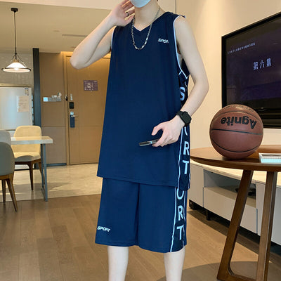 Conjunto Deportivo Casual - Camiseta sin Mangas y Pantalón Corto para Baloncesto - Image 10