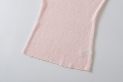 Blusa Ajustada de Lana Estilo Europeo - Cuello Redondo Liso y Elástico - Image 35