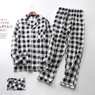 Pijama Hombre Estampado de Manga Larga