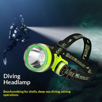 Linterna Frontal de Buceo LED de Alta Potencia con Enfoque Fijo y Batería de Larga Duración - Image 4