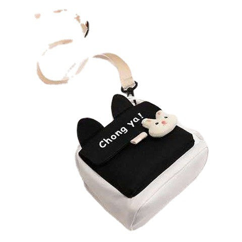 Bolsa Mensajera Escolar con Contraste de Colores - Estilo Cute para Estudiantes - Image 14