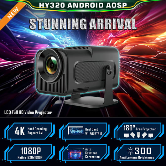 Proyector Inteligente HD Android HY320 1080p Portátil - Image 6