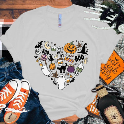 Camiseta Halloween Boo Pumpkin Love Unisex - Image 8