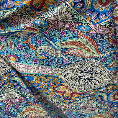 Tela de Vestido para Mujer Tejida con Estampado Elástico 100D Estilo Antiguo - Image 4