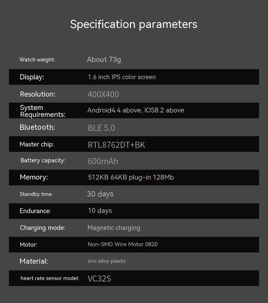 Reloj Inteligente Deportivo con Pantalla Grande HD - Monitor de Frecuencia Cardíaca y Presión Arterial - Image 13