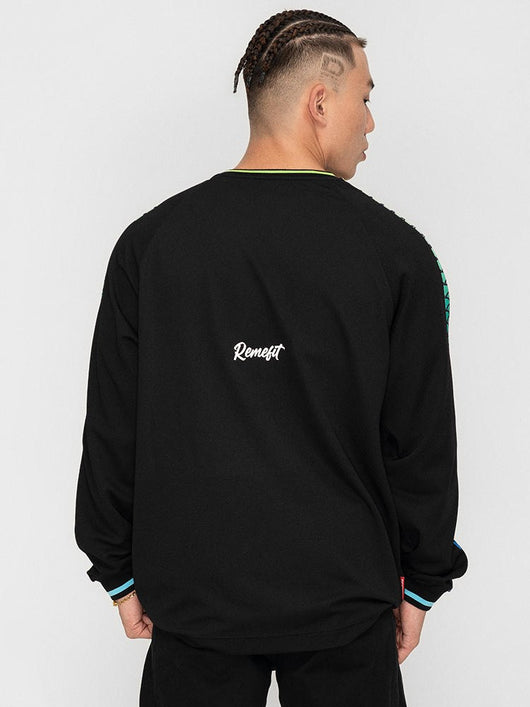 Camiseta Deportiva de Manga Larga Bicolor para Parejas - Secado Rápido - Image 5