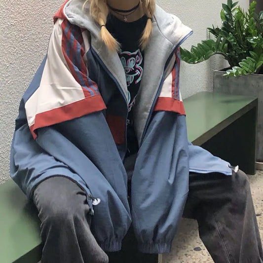 Chaqueta Shell Suelta y Ligera para Mujer