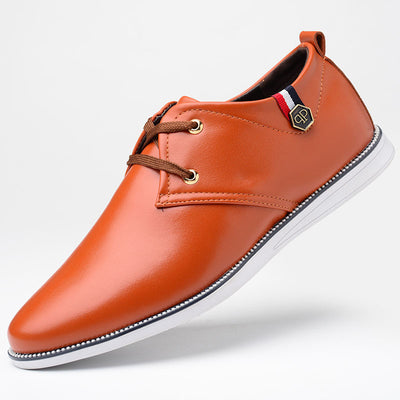 Zapatos de Cuero Transpirable para Hombre con Suela Suave y Refuerzo de Tendón - Image 13