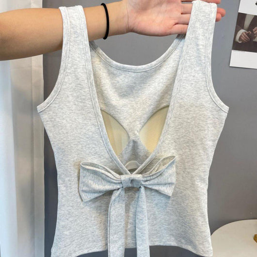 Chaleco Elegante con Moño para Mujer - Ajuste Ceñido y Sofisticado - Image 6