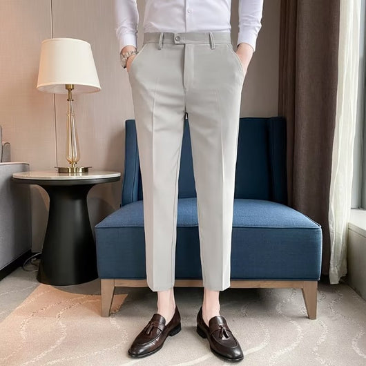 Pantalones de Vestir Casual Rectos para Hombre - Image 5