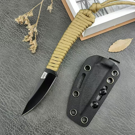 Cuchillo de Supervivencia y Defensa Personal de Alta Dureza para Cortar Cuerda - Image 5