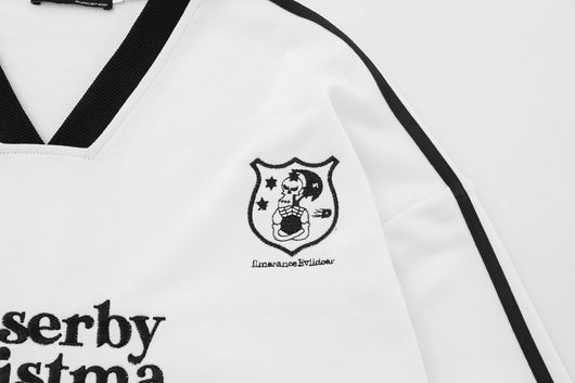 Playera Manga Larga con Diseño de Contraste Estilo Urbano Americano - Image 15