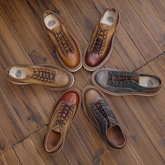 Zapatillas Retro Casual de Suela Gruesa Transpirable - Cuero Cosido Todo Uso