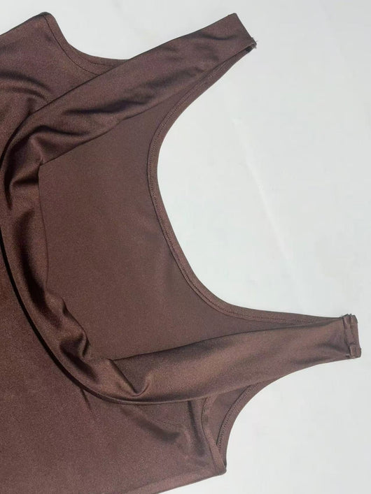 Conjunto de Dos Piezas: Top Corto sin Mangas con Encaje y Brasier Escotado - Image 62