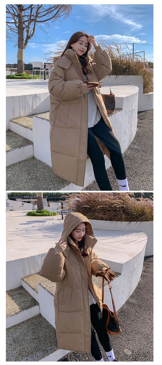 Chaqueta Puffer Acolchada de Plumón Suelta para Mujer - Image 21