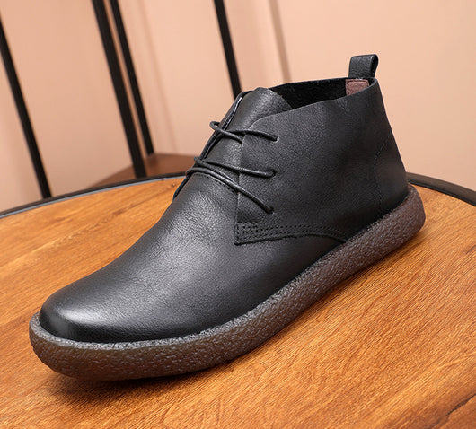 Botas Martin de Cuero Vintage Desgastado con Suela de Goma - Image 15