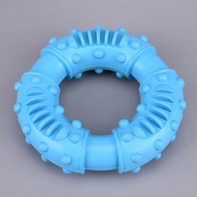 Juguete Interactivo Limpiador de Dientes para Perros - Anillo Masticable de Goma - Image 2