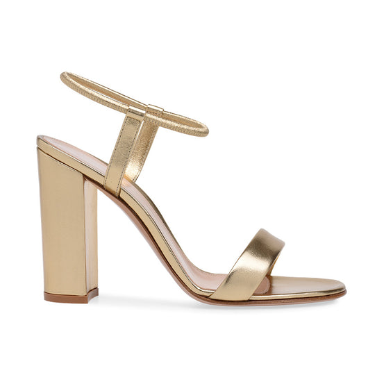 Sandalias de Tacón Alto Doradas y Plateadas para Fiestas y Eventos - Image 8