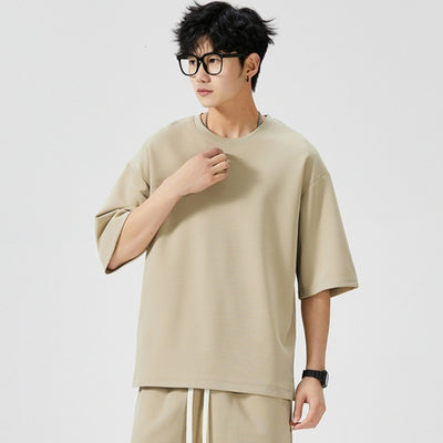 Conjunto Deportivo Hombre Verano Seda Helada Ligero Cómodo