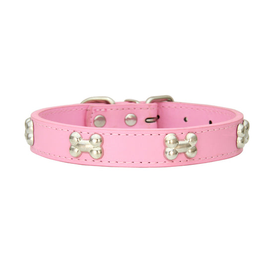 Collar y Correa para Perro de Cuero PU Premium