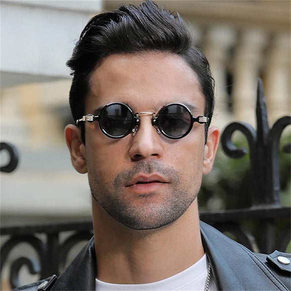Gafas de Sol Retro Clásicas - Diseño Mixto Metal y Plástico Versátil