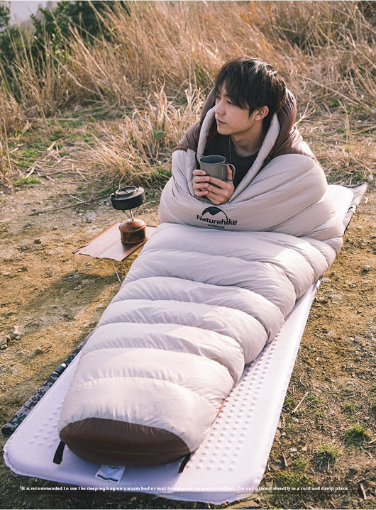 Saco de Dormir Premium con Plumón de Ganso Cálido y Confortable - Image 14