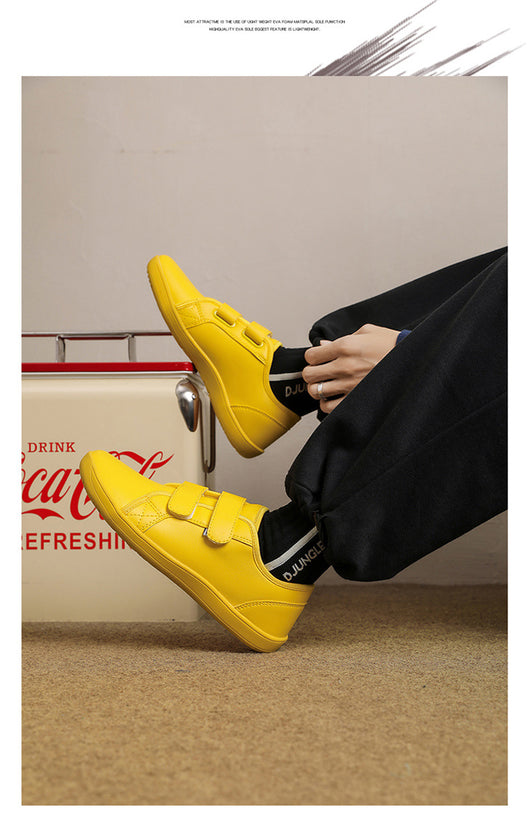 Zapatos Casuales de Cuero Ancho con Velcro para Hombre y Mujer Talla Grande - Image 31