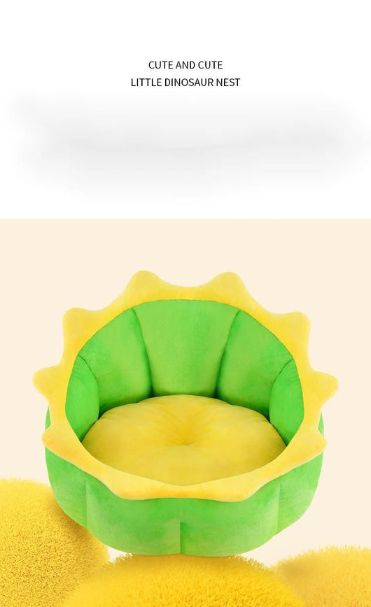 Cama Térmica Dinosaurio para Mascotas - Cálida y Acogedora para Perros Pequeños, Medianos y Grandes - Image 6