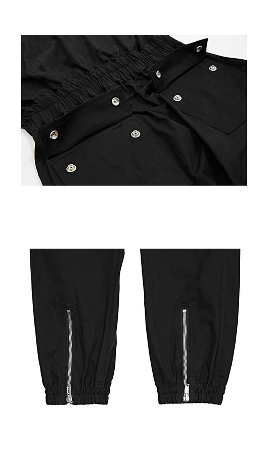 Jumpsuit Cargo Holgado de Algodón para Hombre Dark Man - Image 12