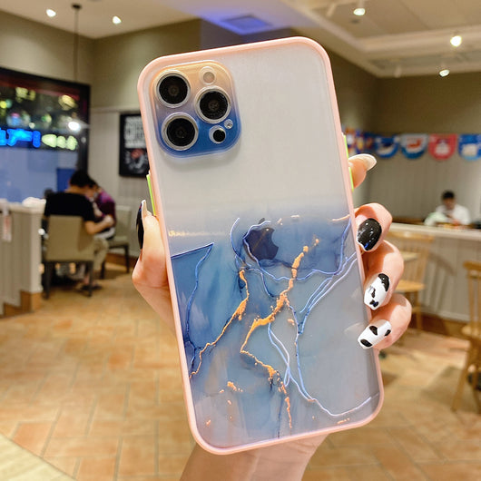 Funda para Celular con Diseño Acuarela Concha y Contraste de Colores - Image 3