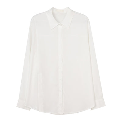 Blusa Clásica con Solapa Estilo Coreano para Mujer - Image 8