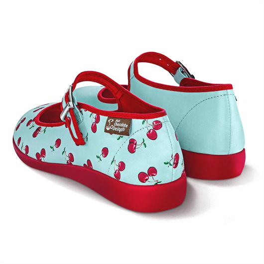 Chocolaticas® Cherry Women's Mary Jane Flat - Tekeno