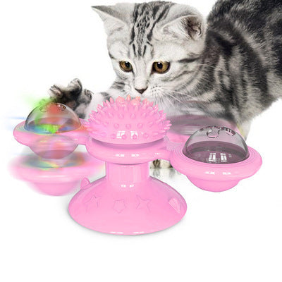 Juguete Interactivo Giratorio para Gatos - Rascador Multiusos con Limpiador Dental - Image 51